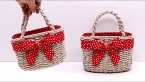 Make Beautiful Bags from Plastic Bottles and Ropes