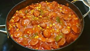 Old-Fashioned Tomatoes & Sausage Recipe
