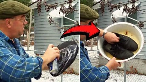 Shoe Sole Anti-Slip Hack for Icy or Rainy Weather | DIY Joy Projects and Crafts Ideas