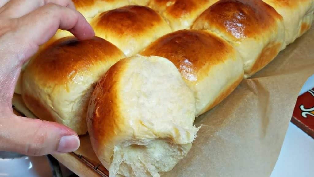 Soft and Sweet Dinner Milk Rolls Recipe