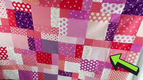 Baby Quilt With Disappearing Nine Patch Tutorial | DIY Joy Projects and Crafts Ideas