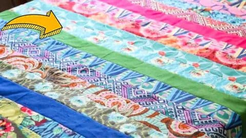 Beginner Quilting Tutorial with a Jelly Roll | DIY Joy Projects and Crafts Ideas