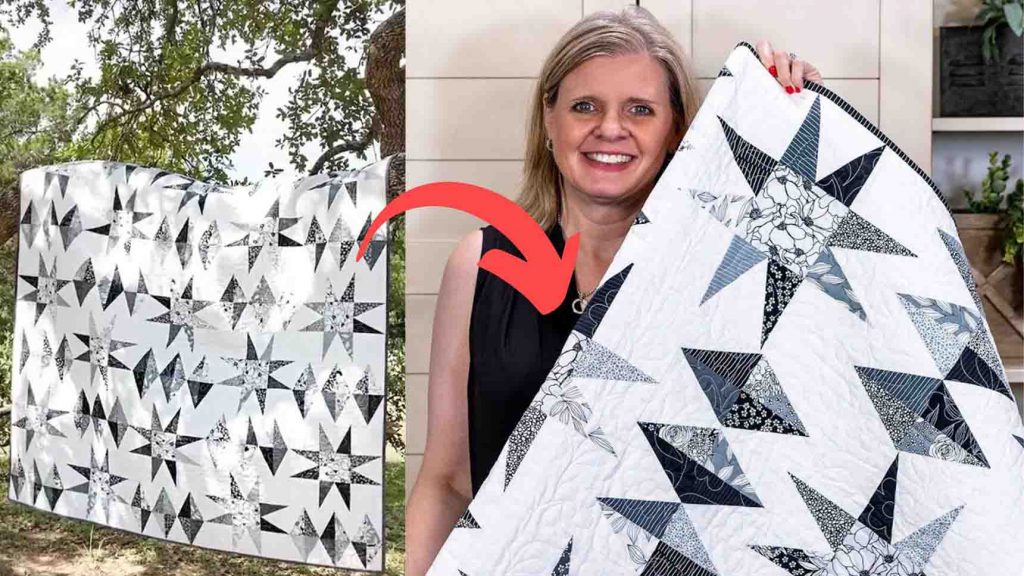 Black Diamonds Quilt Tutorial