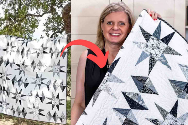 Black Diamonds Quilt Tutorial