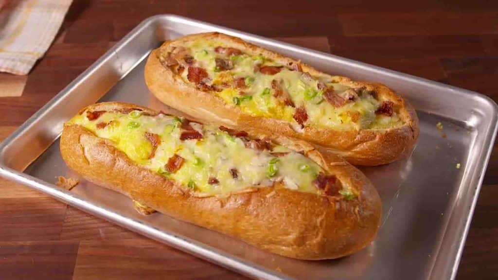Breakfast Stuffed Bread Recipe