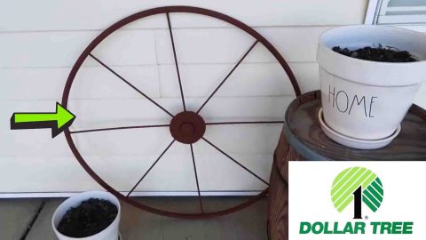 Dollar Tree DIY Rustic Wagon Wheel Tutorial | DIY Joy Projects and Crafts Ideas