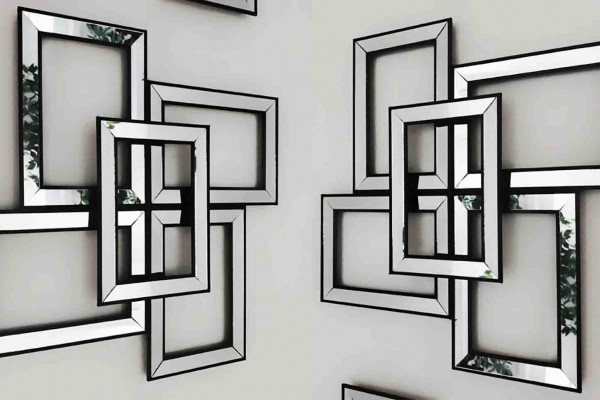 DIY Dollar Tree Mirror Wall Decor Tutorial