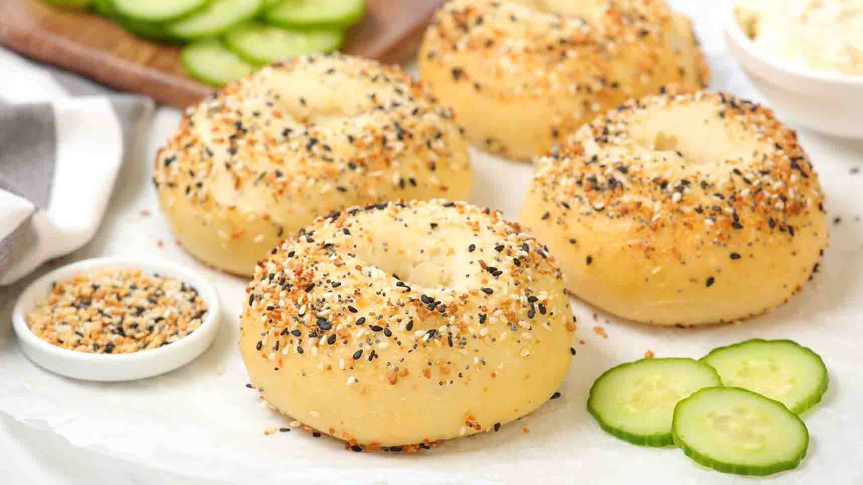 Easy 2-Ingredient Bagel Recipe | DIY Joy Projects and Crafts Ideas