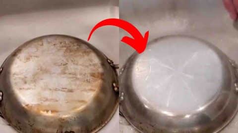 Fastest Way To Clean Burnt Pans In 2 Minutes | DIY Joy Projects and Crafts Ideas