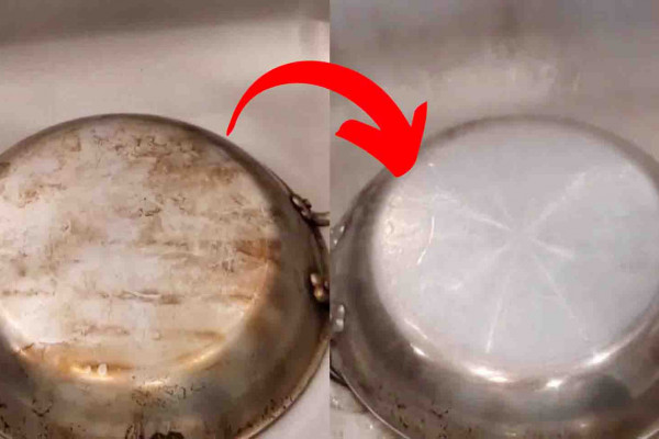 Fastest Way To Clean Burnt Pans In 2 Minutes