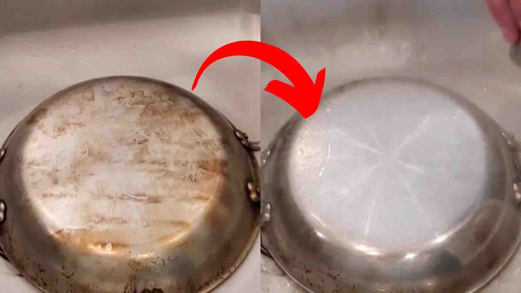 Fastest Way To Clean Burnt Pans In 2 Minutes | DIY Joy Projects and Crafts Ideas