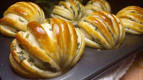 Hasselback Garlic Potato Bread Recipe | DIY Joy Projects and Crafts Ideas
