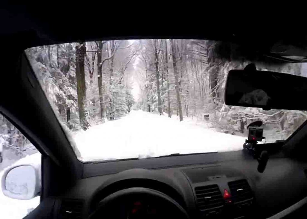 Be extremely smooth with your controls when driving in the snow