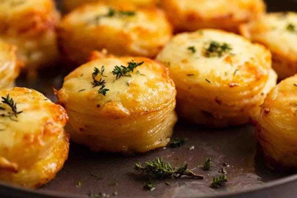 Mini Potato Gratin Stacks Recipe