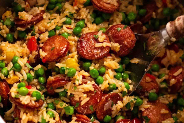 One-Pot Smoked Sausage And Rice Recipe