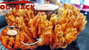 Outback’s Blooming Onion and Dipping Sauce