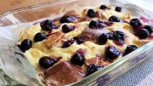 5-Minute Custard Yogurt Bread Pudding