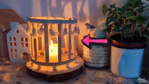 5-Minute DIY Cozy Candle Holder Tutorial | DIY Joy Projects and Crafts Ideas