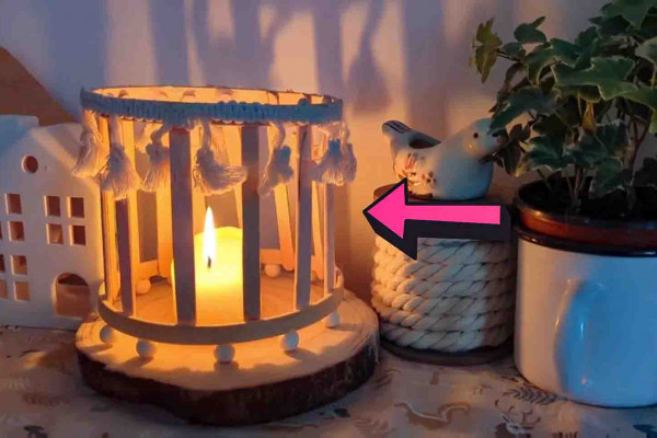5-Minute DIY Cozy Candle Holder Tutorial