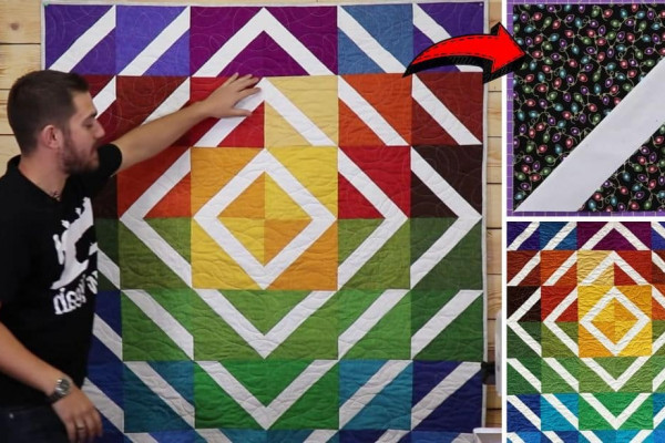 Beginner-Friendly Tunnel of Light Quilt Tutorial