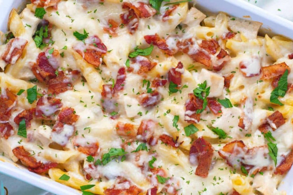 Creamy Chicken Bacon Ranch Casserole Recipe