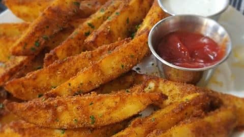 Crispy Oven-Baked Steak Fries Recipe | DIY Joy Projects and Crafts Ideas