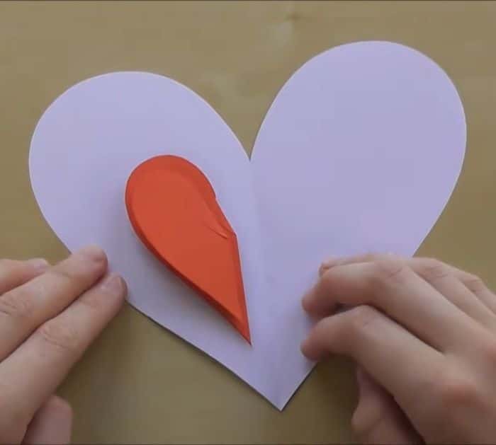 Easy Pop Up Heart Card Tutorial Project
