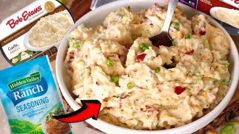 Easy Ranch Mashed Potato Salad Recipe | DIY Joy Projects and Crafts Ideas