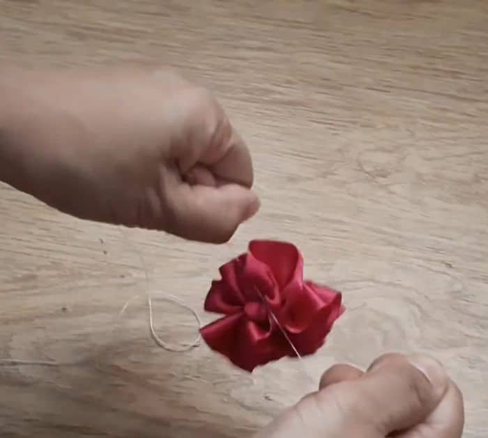 Easy Ribbon Flower DIY Project