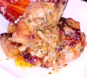 Skillet Creamy Garlic Butter Chicken & Potatoes Recipe