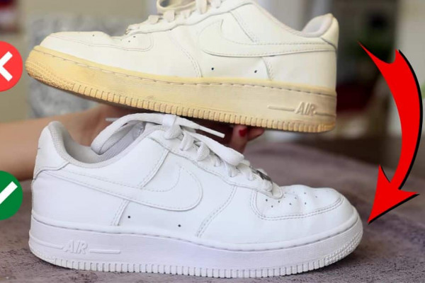 How To Whiten Yellow Shoe Soles