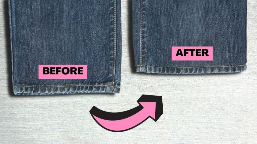 How to Hem Jeans While Keeping Original Hem