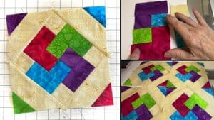 How to Make Card Trick Quilt Block the Easy Way