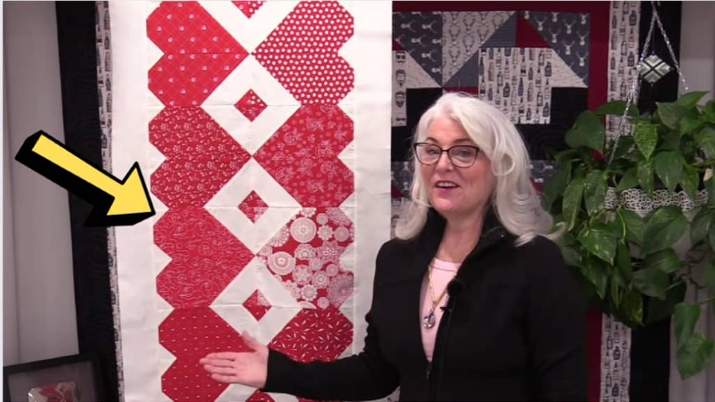 How to Sew a Heart Table Runner From 10_ Squares