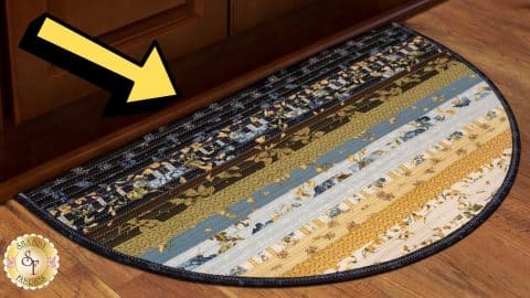 How to Sew a Slice Rug Using 1 Jelly Roll | DIY Joy Projects and Crafts Ideas