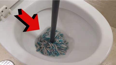 How to Unclog Toilet Using a Mop | DIY Joy Projects and Crafts Ideas