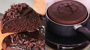 No-Bake 3-Ingredient Chocolate Cake