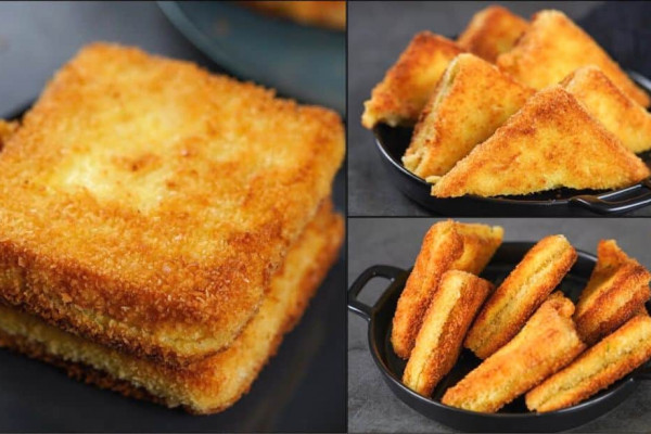 Quick and Crunchy Bread Potato Snacks