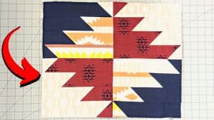 Simple Aztec Quilt Block Tutorial (with Free Pattern)