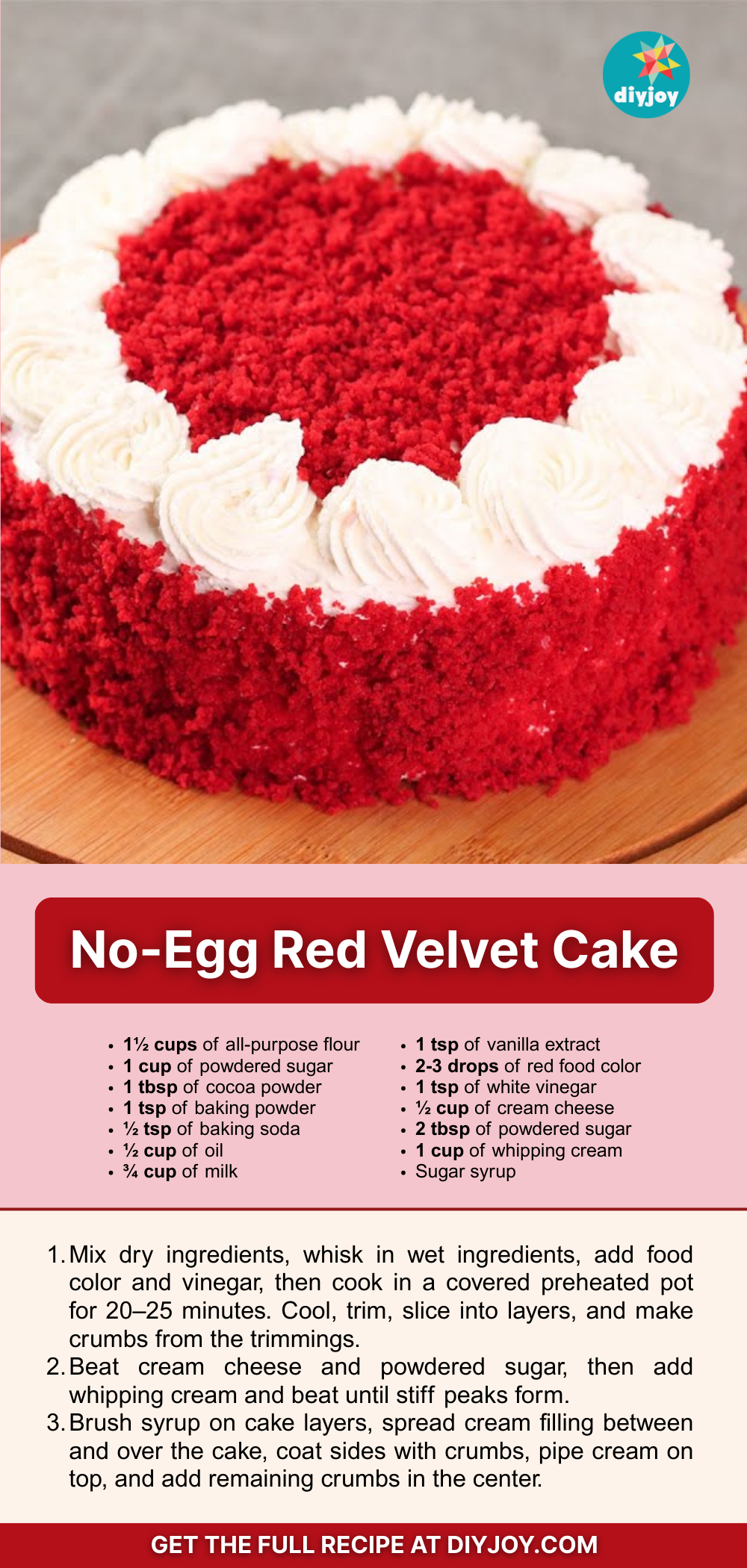 Simple Red Velvet Cake Recipe