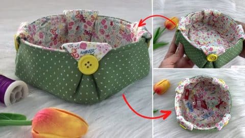 Small Fabric Storage Basket | DIY Joy Projects and Crafts Ideas