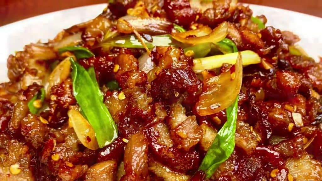Spicy & Crispy Stir-Fried Pork Belly Recipe