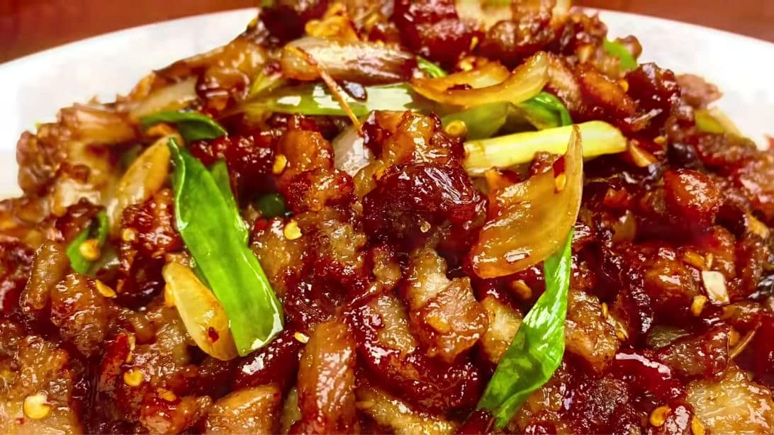 Spicy & Crispy Stir-Fried Pork Belly Recipe | DIY Joy Projects and Crafts Ideas