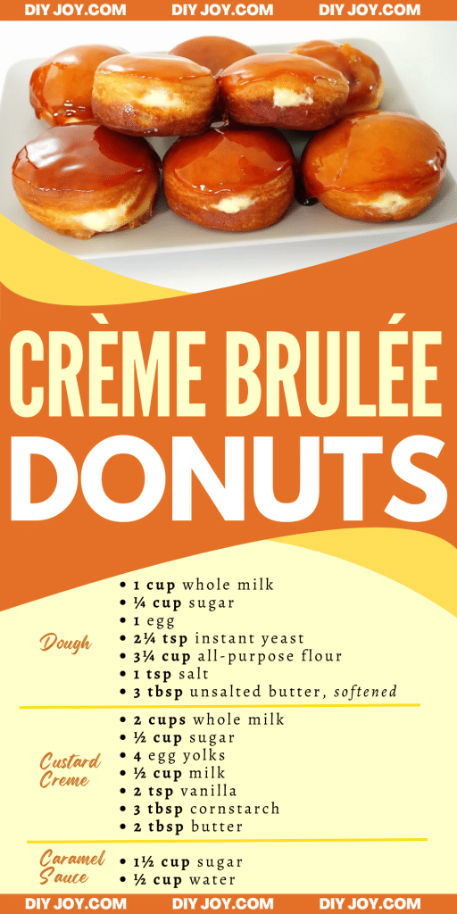 Super Easy Crème Brulée Donuts Recipe