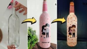 Super Easy & Simple DIY Painted Bottle Gift Idea