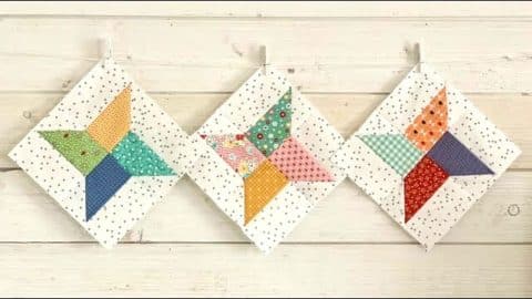 Twinkle Twinkle Scrappy Star Block | DIY Joy Projects and Crafts Ideas
