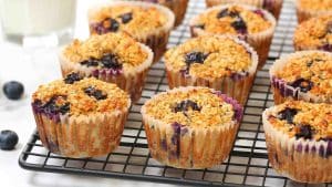 Blueberry Oatmeal Muffins Recipe