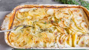 Cheesy Potato Gratin Casserole Recipe