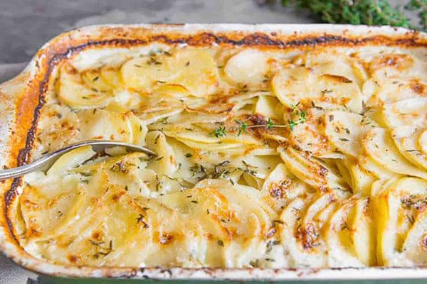 Cheesy Potato Gratin Casserole Recipe