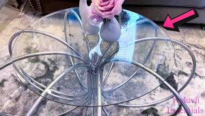 DIY Coffee Table Using Hula Hoops Tutorial